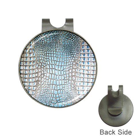 Ll Alligator Blue Golf Ball Marker Hat Clip from ArtsNow.com Front