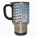 Ll Alligator Blue Travel Mug (White)