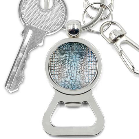 Ll Alligator Blue Bottle Opener Key Chain from ArtsNow.com Front