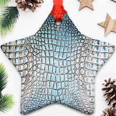 Ll Alligator Blue Star Ornament (Two Sides) from ArtsNow.com Front