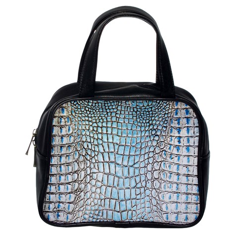 Ll Alligator Blue Classic Handbag (One Side) from ArtsNow.com Front