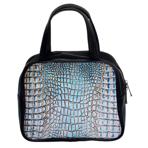 Ll Alligator Blue Classic Handbag (Two Sides) from ArtsNow.com Front