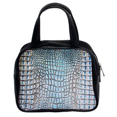 Ll Alligator Blue Classic Handbag (Two Sides) from ArtsNow.com Front