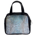 Ll Alligator Blue Classic Handbag (Two Sides)