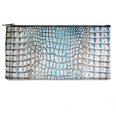 Ll Alligator Blue Pencil Case from ArtsNow.com Front