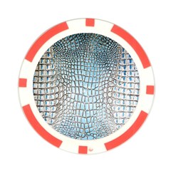 Ll Alligator Blue Poker Chip Card Guard (10 pack) from ArtsNow.com Back