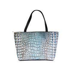 Ll Alligator Blue Classic Shoulder Handbag from ArtsNow.com Back