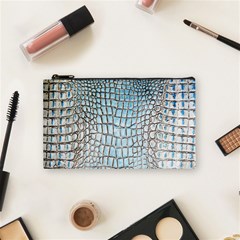 Ll Alligator Blue Cosmetic Bag (Small) from ArtsNow.com Front