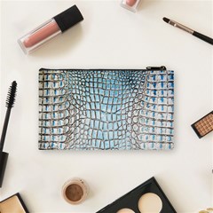 Ll Alligator Blue Cosmetic Bag (Small) from ArtsNow.com Back