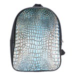 Ll Alligator Blue School Bag (Large)