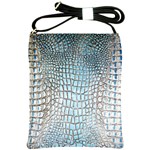 Ll Alligator Blue Shoulder Sling Bag