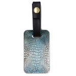 Ll Alligator Blue Luggage Tag (one side)