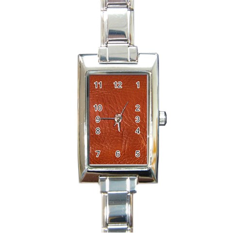 Ll  Gator Rectangular Italian Charm Watch from ArtsNow.com Front