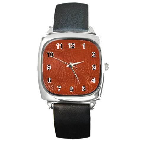 Ll  Gator Square Metal Watch from ArtsNow.com Front