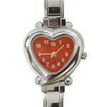 Ll  Gator Heart Italian Charm Watch