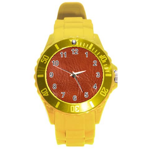 Ll  Gator Round Plastic Sport Watch Large from ArtsNow.com Front