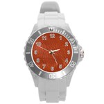 Ll  Gator Round Plastic Sport Watch Large