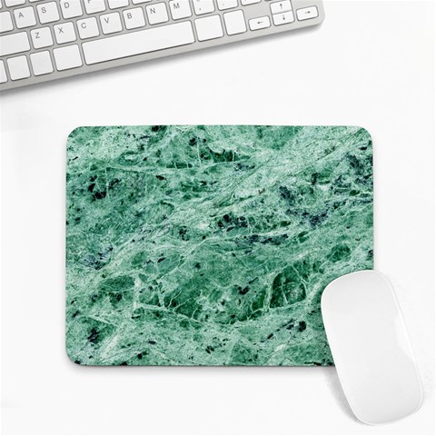 12x12 Gemstone Green Marble Small Mousepad from ArtsNow.com Front