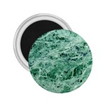 12x12 Gemstone Green Marble 2.25  Magnet