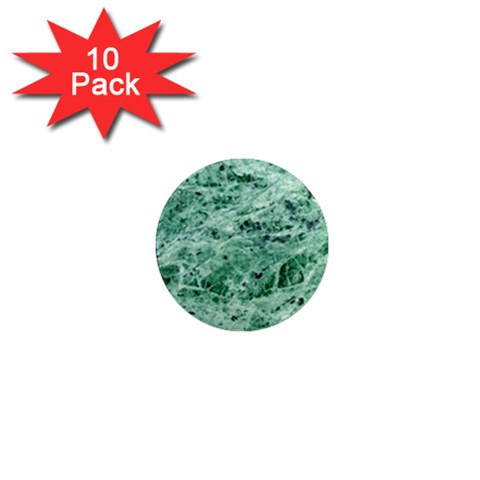 12x12 Gemstone Green Marble 1  Mini Magnet (10 pack)  from ArtsNow.com Front