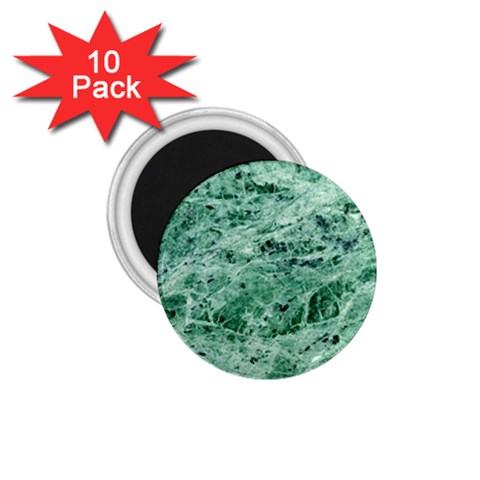 12x12 Gemstone Green Marble 1.75  Magnet (10 pack)  from ArtsNow.com Front