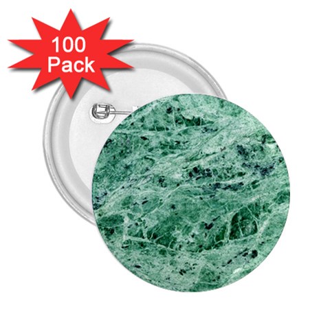 12x12 Gemstone Green Marble 2.25  Button (100 pack) from ArtsNow.com Front