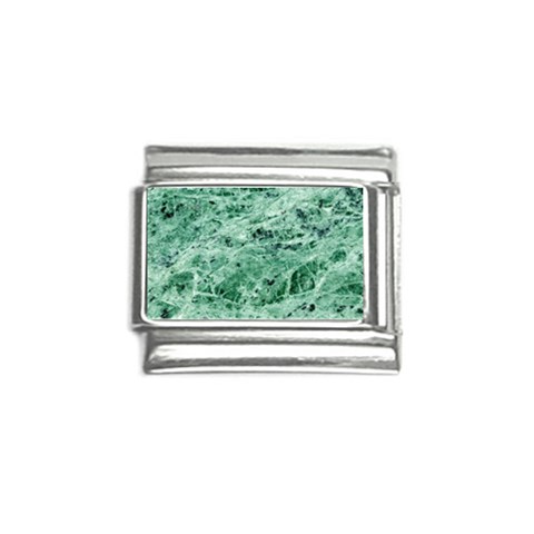 12x12 Gemstone Green Marble Italian Charm (9mm) from ArtsNow.com Front