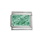 12x12 Gemstone Green Marble Italian Charm (9mm)