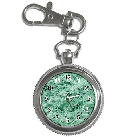 12x12 Gemstone Green Marble Key Chain Watch from ArtsNow.com Front