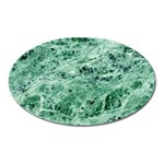 12x12 Gemstone Green Marble Magnet (Oval)