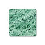 12x12 Gemstone Green Marble Magnet (Square)