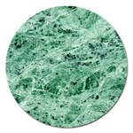 12x12 Gemstone Green Marble Magnet 5  (Round)