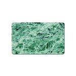 12x12 Gemstone Green Marble Magnet (Name Card)