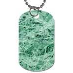 12x12 Gemstone Green Marble Dog Tag (One Side)