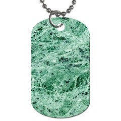 12x12 Gemstone Green Marble Dog Tag (Two Sides) from ArtsNow.com Front