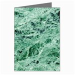 12x12 Gemstone Green Marble Greeting Cards (Pkg of 8)