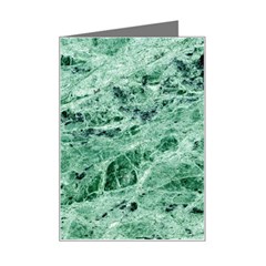 12x12 Gemstone Green Marble Mini Greeting Card from ArtsNow.com Left