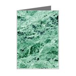 12x12 Gemstone Green Marble Mini Greeting Card