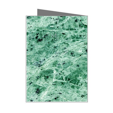 12x12 Gemstone Green Marble Mini Greeting Card from ArtsNow.com Right