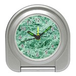 12x12 Gemstone Green Marble Travel Alarm Clock