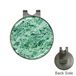 12x12 Gemstone Green Marble Golf Ball Marker Hat Clip