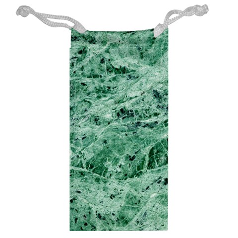 12x12 Gemstone Green Marble Jewelry Bag from ArtsNow.com Back