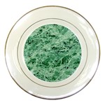 12x12 Gemstone Green Marble Porcelain Plate