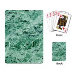 12x12 Gemstone Green Marble Playing Cards Single Design