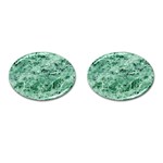 12x12 Gemstone Green Marble Cufflinks (Oval)