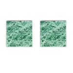 12x12 Gemstone Green Marble Cufflinks (Square)