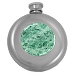 12x12 Gemstone Green Marble Hip Flask (5 oz)