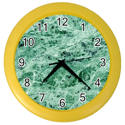 12x12 Gemstone Green Marble Color Wall Clock from ArtsNow.com Front