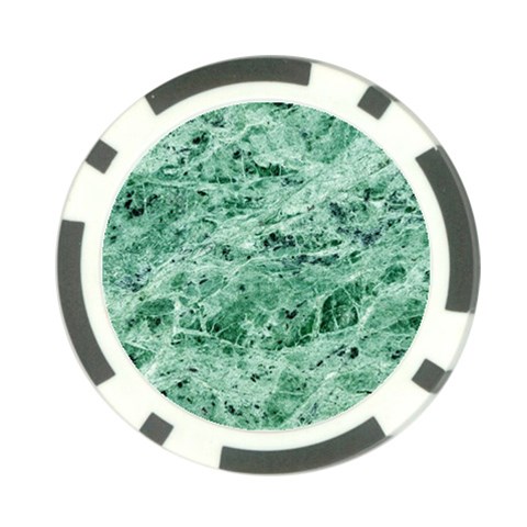 12x12 Gemstone Green Marble Poker Chip Card Guard from ArtsNow.com Back