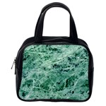 12x12 Gemstone Green Marble Classic Handbag (One Side)